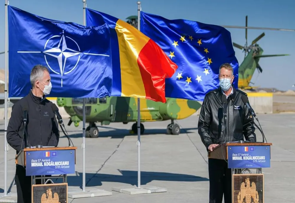 Klaus Iohannis la baza militara de la Mihail Kogalniceanu: Niciun român nu trebuie să se teamă!