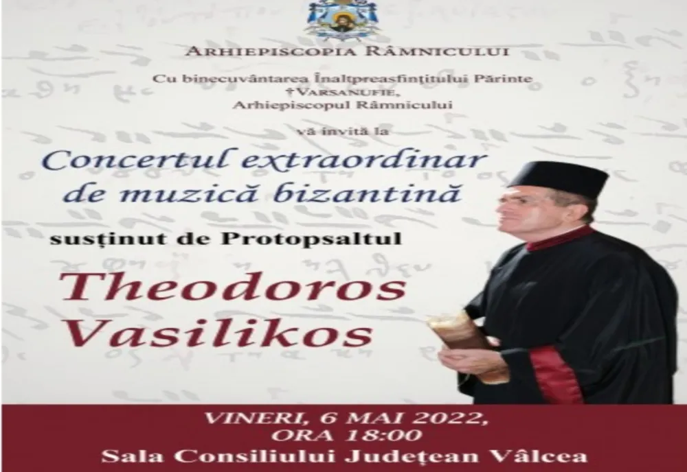 Concert de muzică bizantină la Râmnicu Vâlcea