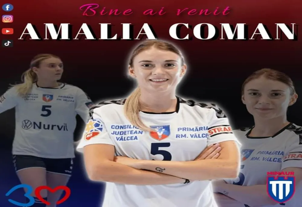 O jucătoare de la SCM Râmnicu Vâlcea va juca pentru CS Minaur Baia Mare