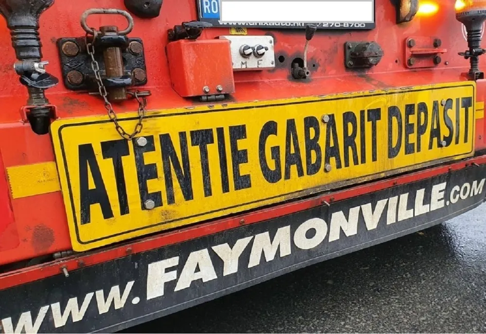 Transport agabaritic în această noapte