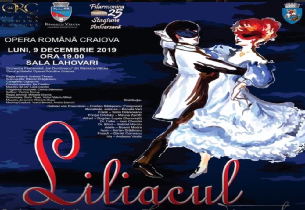Liliacul, mâine seară pe scena filarmonicii vâlcene