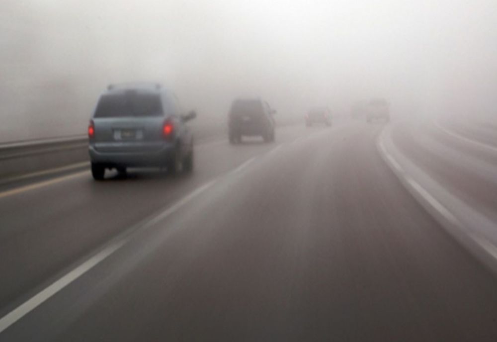 Se circulă în condiții de ceață la această oră