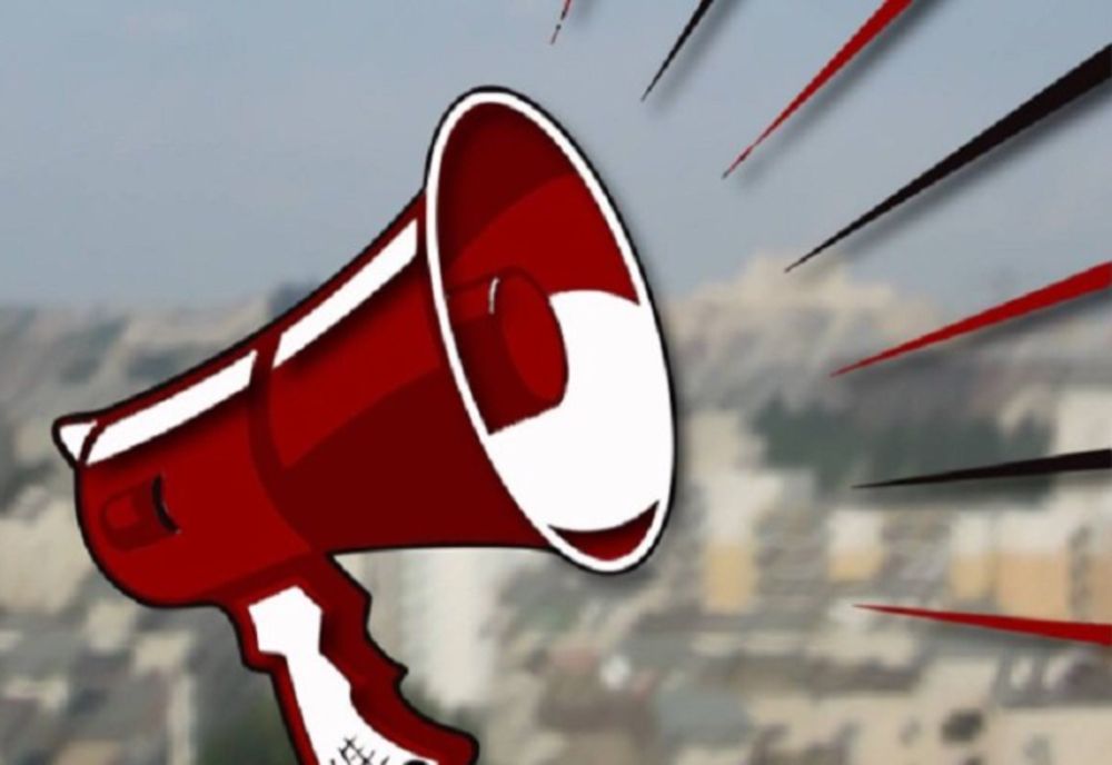 Sirenele vor fi testate astăzi, în intervalul 10 00- 11 00