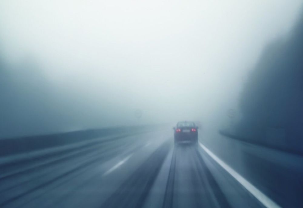 Ceață densă pe autostrada A2 București- Constanța