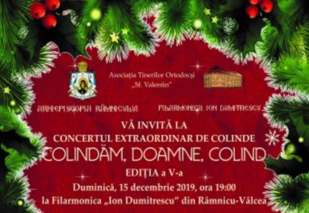 Concert de colinde la filarmonica Ion Dumitrescu