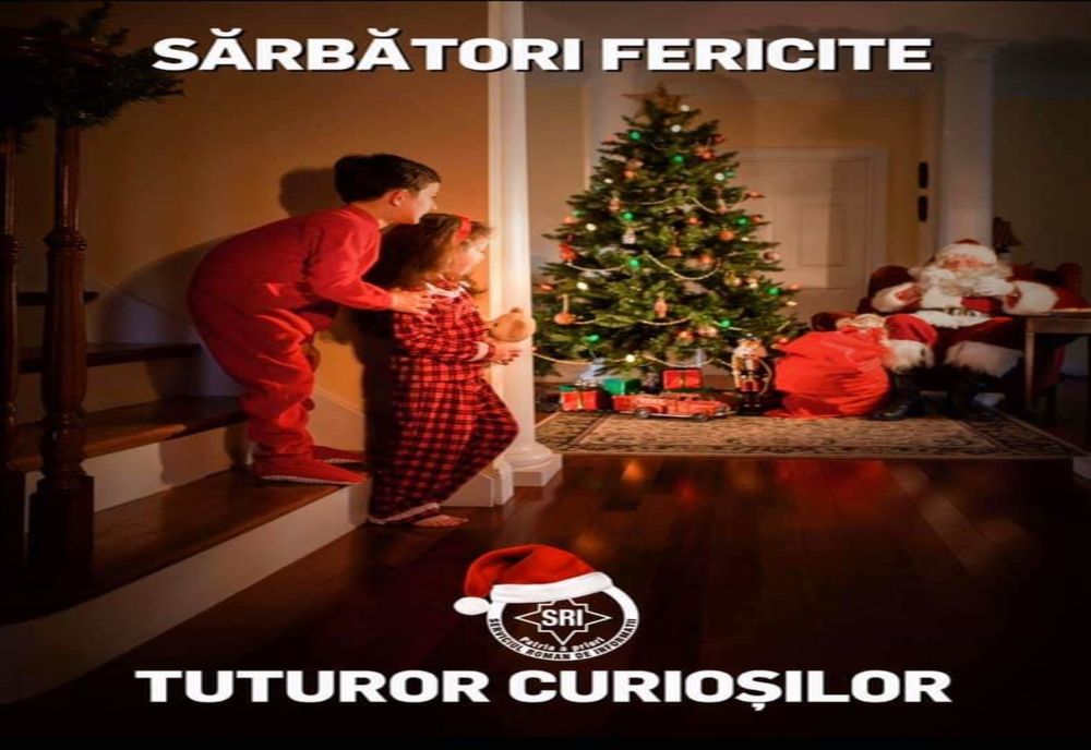 Un nou mesaj inedit transmis de SRI cu prilejul Crăciunului