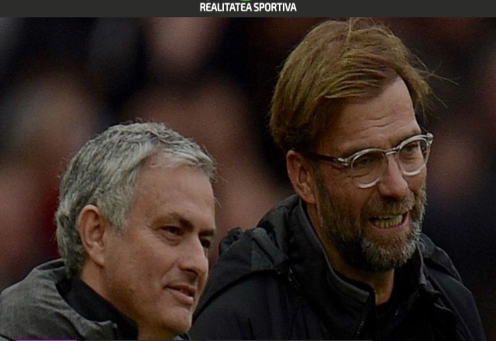 Klopp şi Mourinho, comedie înaintea meciului direct