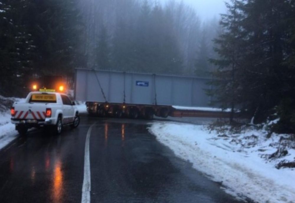 Transport agabaritic pe DNCB – DN 4 Frumușani– Port Oltenița