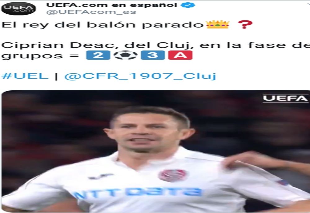 I- a impresionat pe cei de la UEFA