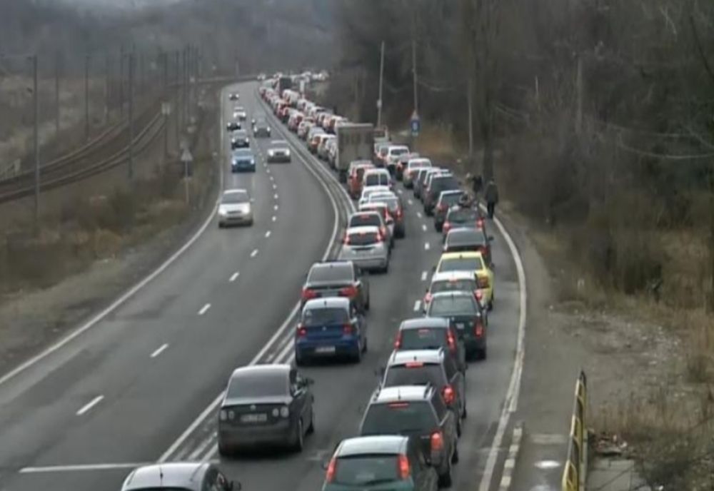 Circulație rurieră îngeunată pe DN 1, București- Ploiești