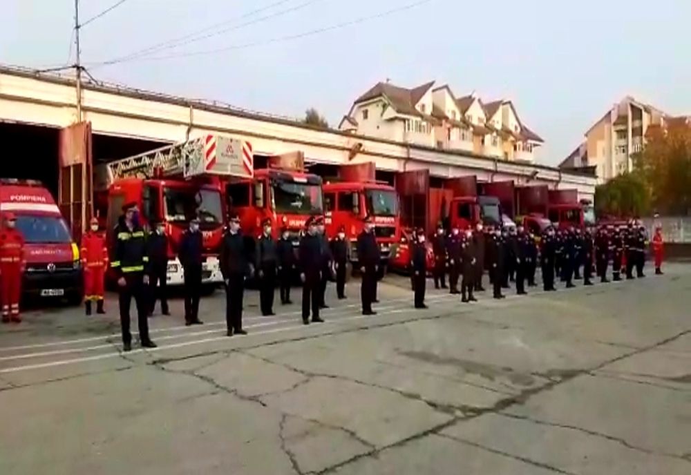 Moment de reculegere la ISU Vâlcea și Brașov pentru pompierul răpus de COVID-19  