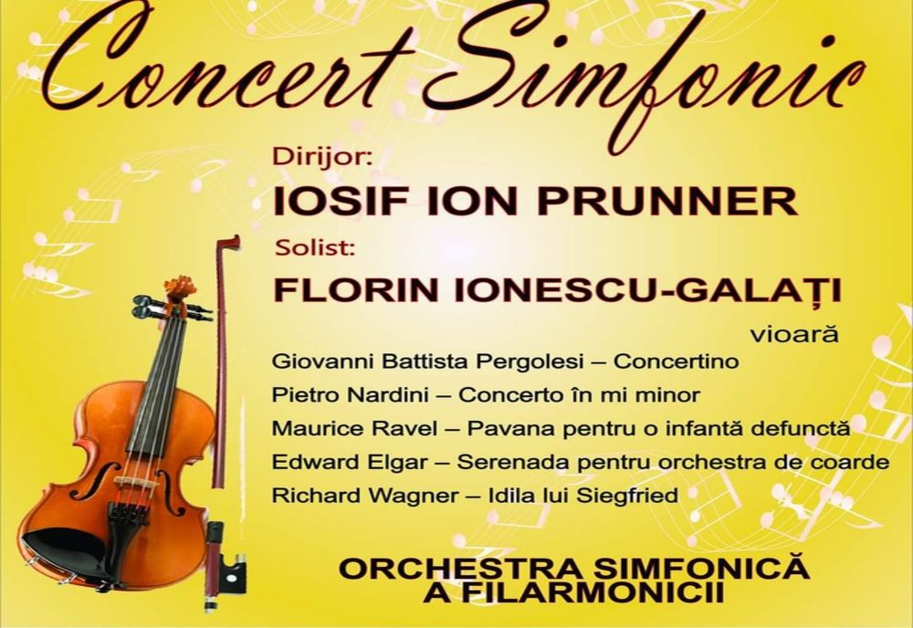 Orchestra Simfonică a Filarmonicii din Râmnic, într- un nou concert simfonic 