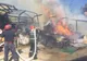 Incendiu la o fabrică de mobilă in Vlădești