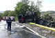 Autocamion incarcat cu bere, rasturnat pe Centura Calimanesti !
