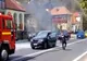 Un automobil din Ucraina a luat foc în trafic. Unde s- a întâmplat