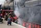 Locomotiva Trenului Regal a luat foc